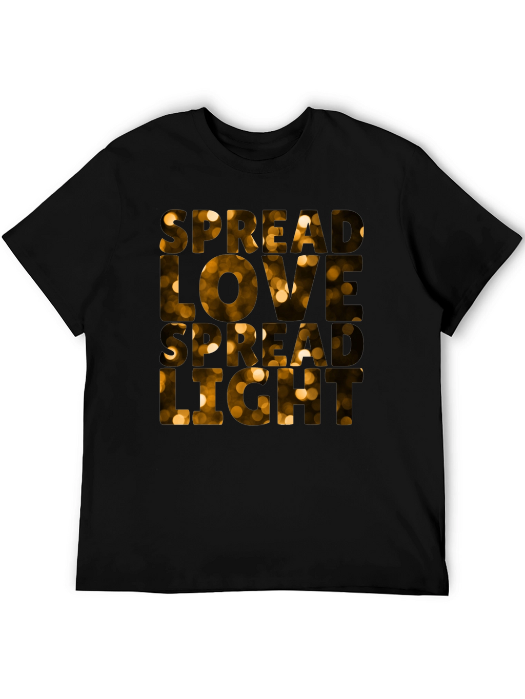 Spread Love Spread Light Black T-Shirt