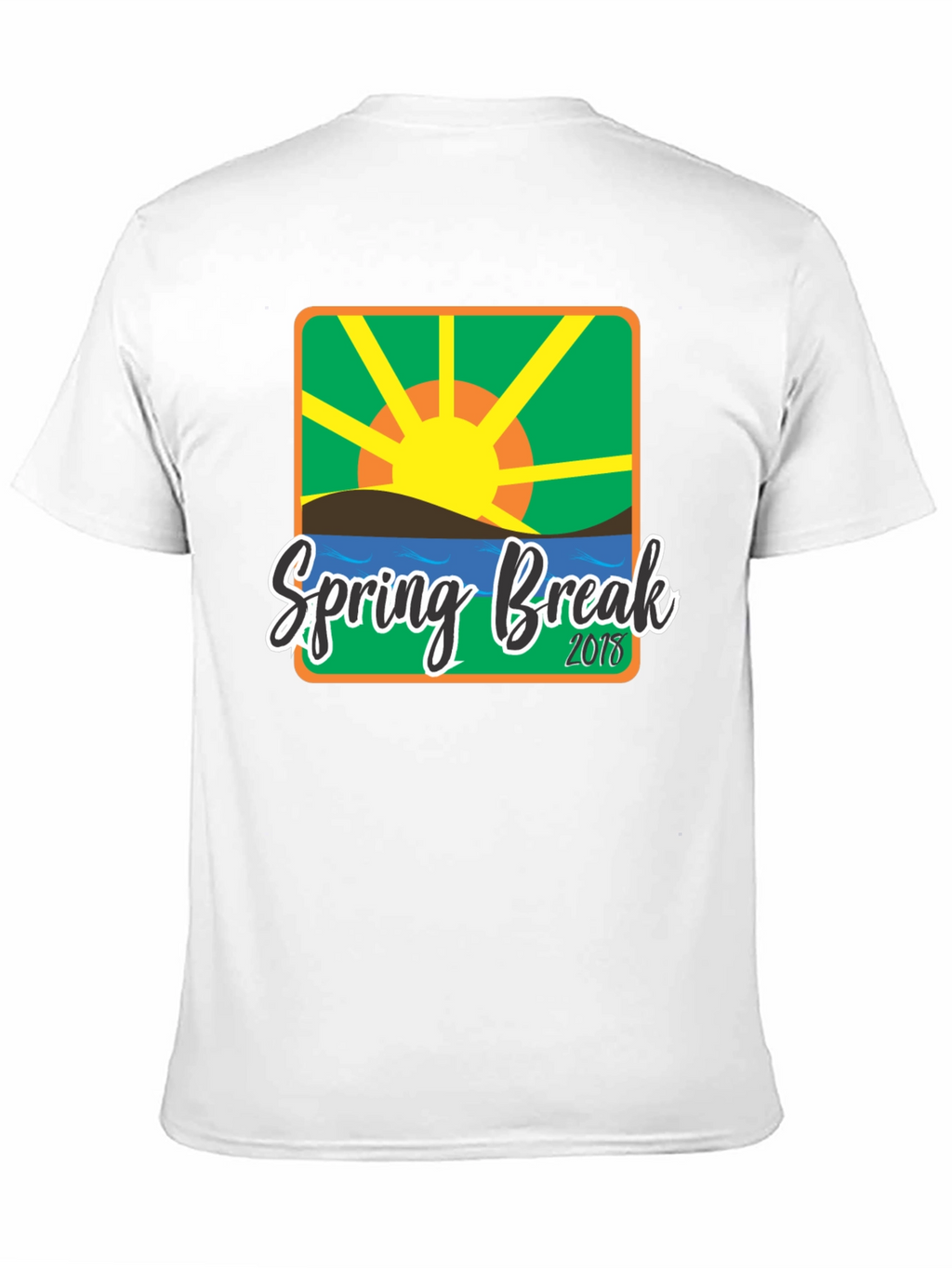 Spring Break 2018 Graphic T-Shirt - Black