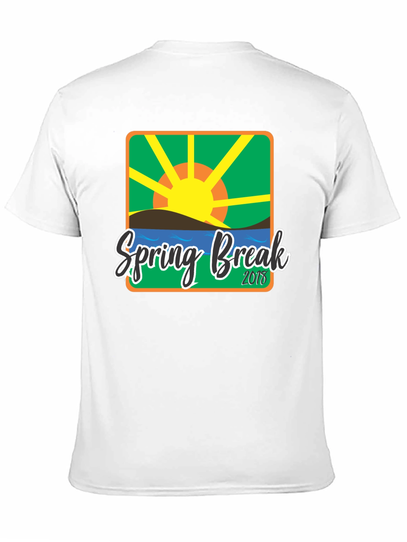 Spring Break 2018 Graphic T-Shirt - Black