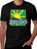 Spring Break 2018 Graphic T-Shirt - Black