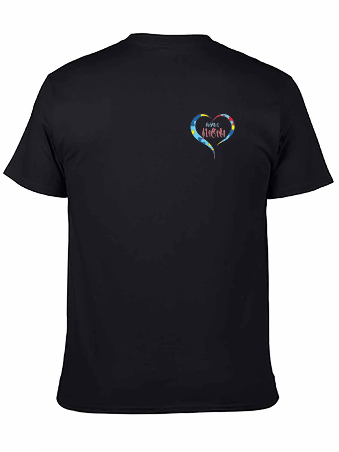 Proud Autism Mom Heart T-Shirt