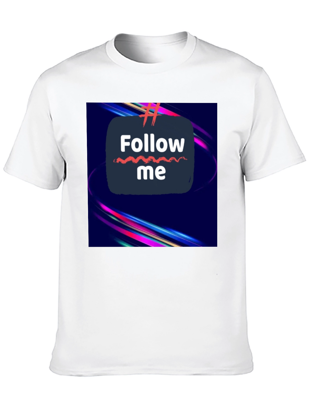 Follow Me Graphic Tee - Trendy Black T-Shirt