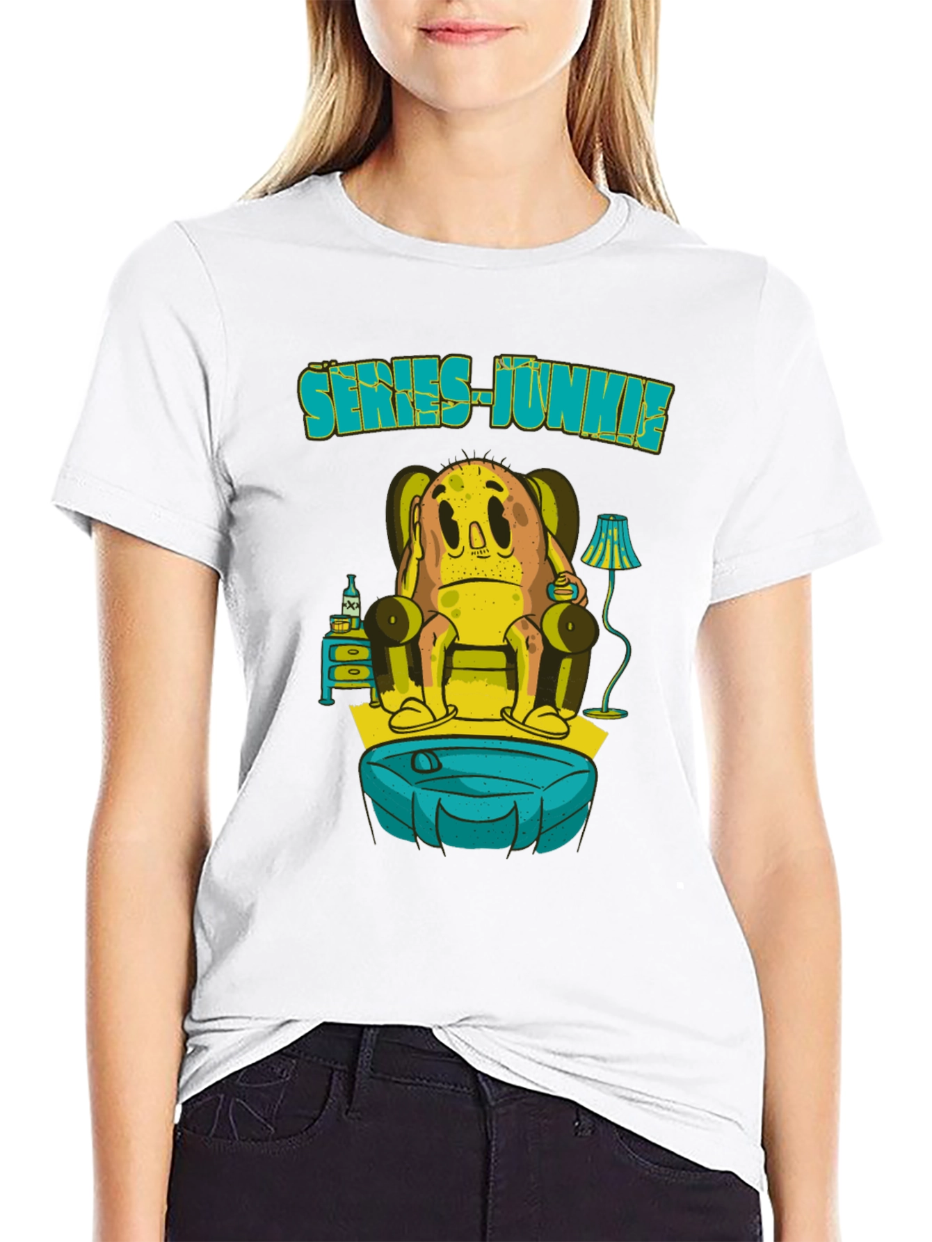 Series Junkie Graphic Tee - Funny TV Binge Shirt