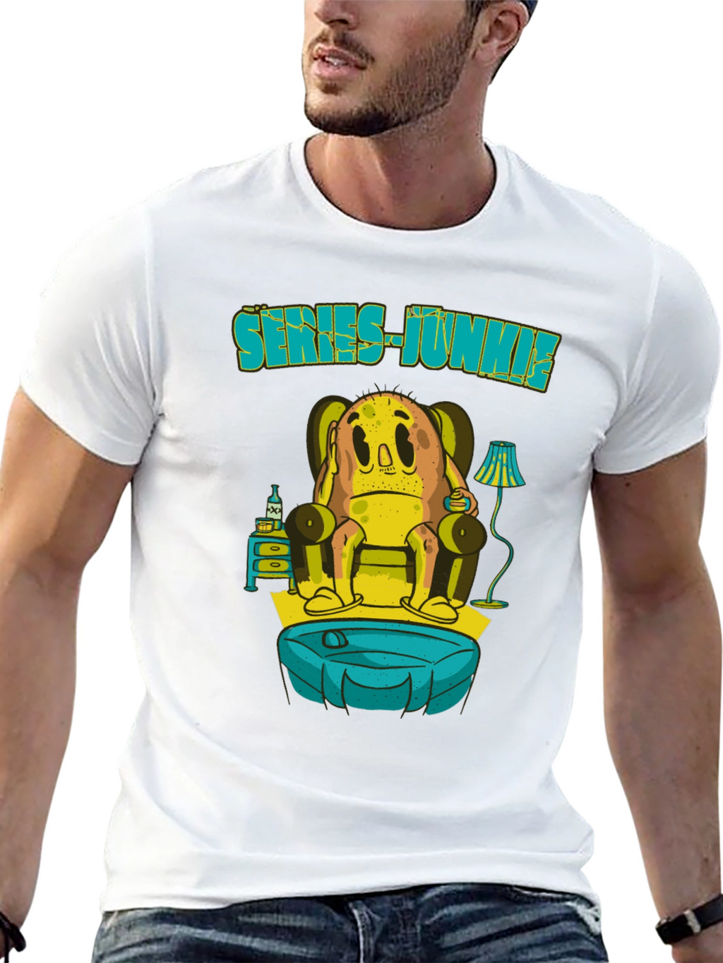 Series Junkie Graphic Tee - Funny TV Binge Shirt