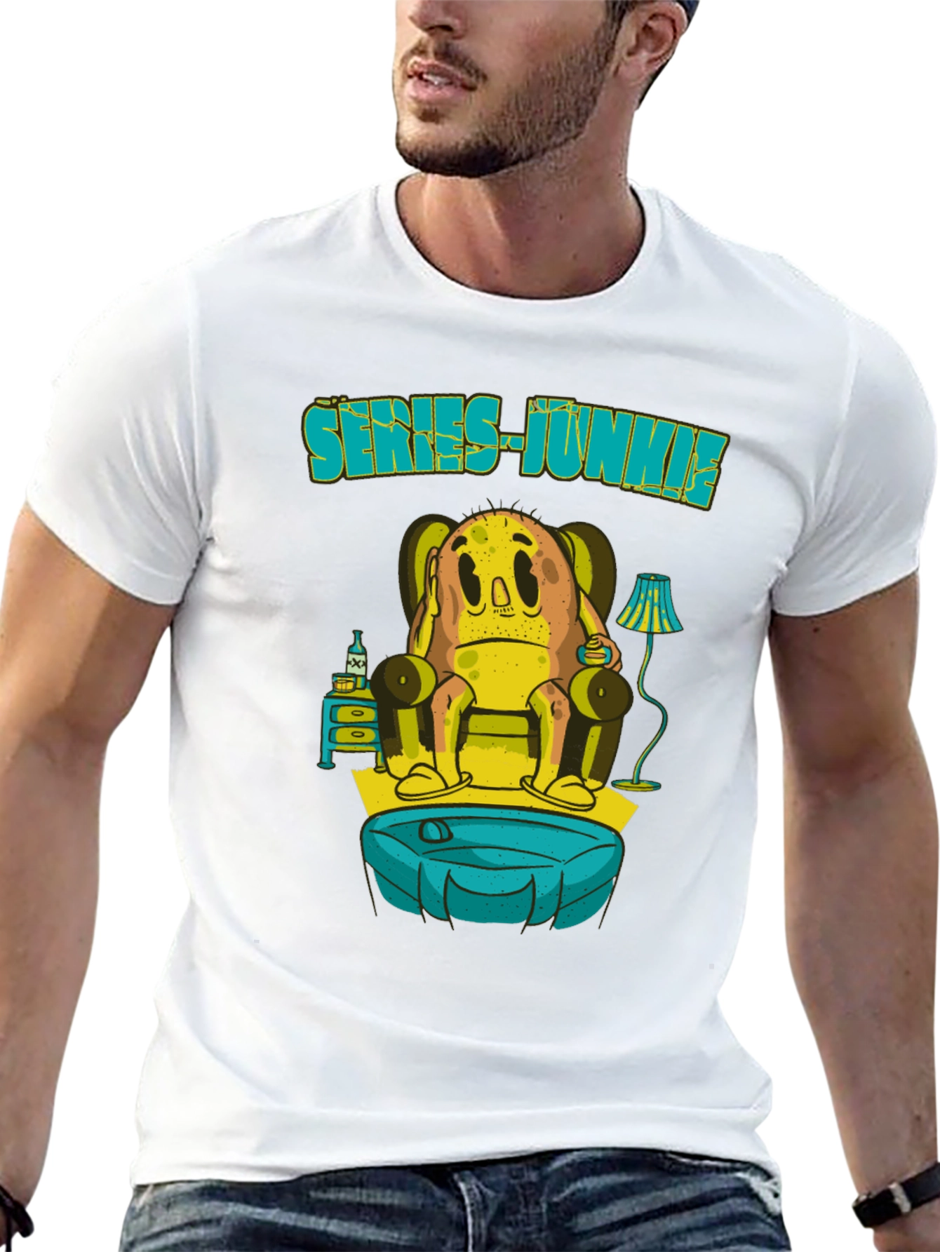 Series Junkie Graphic Tee - Funny TV Binge Shirt