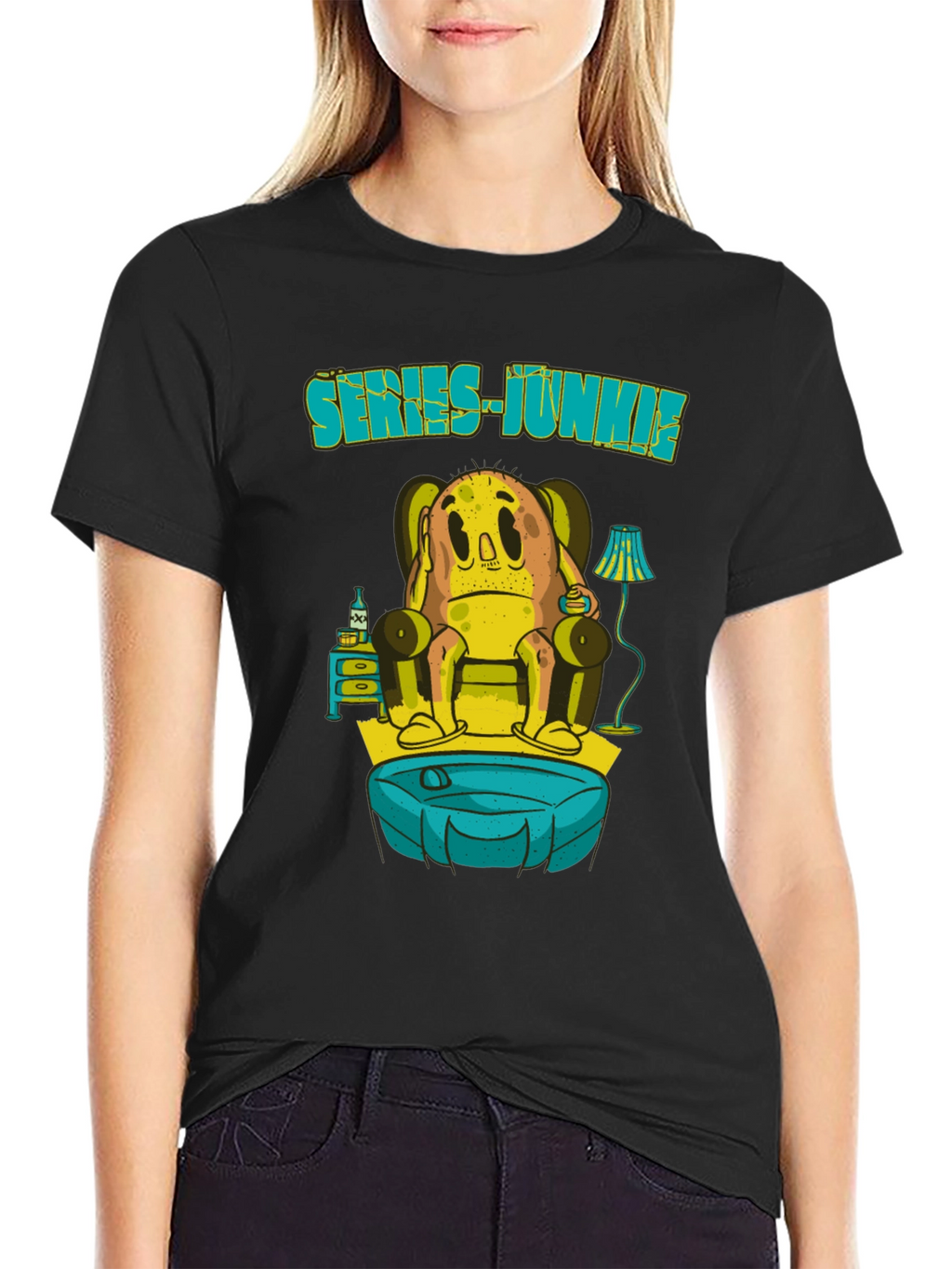 Series Junkie Graphic Tee - Funny TV Binge Shirt