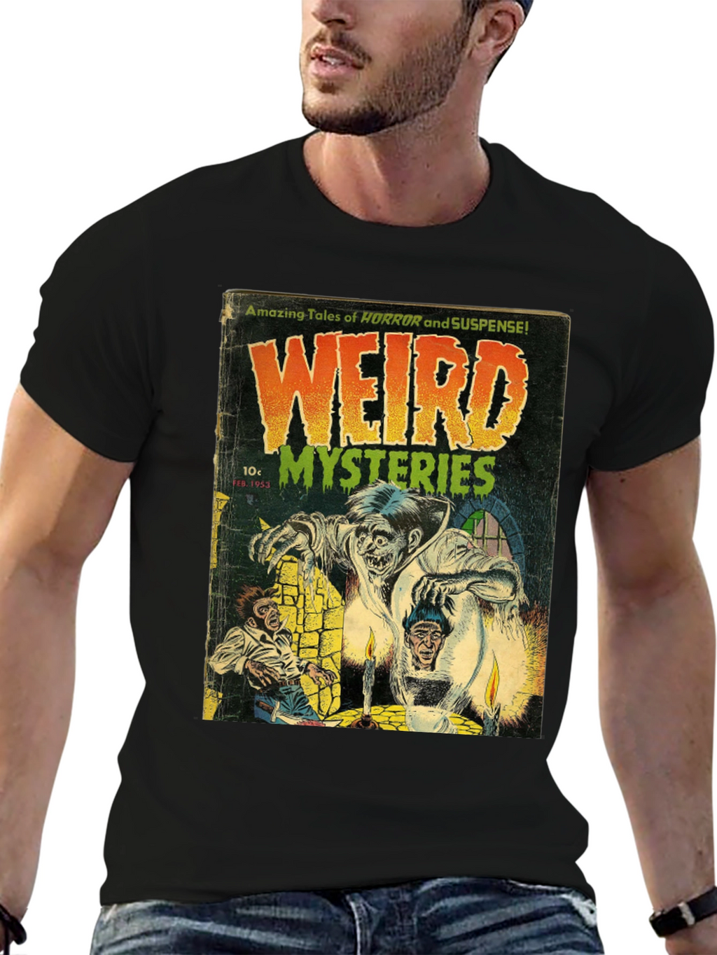 Weird Mysteries Comic Book T-Shirt