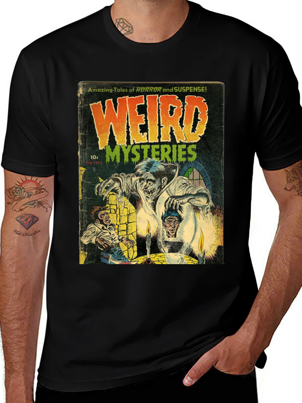 Weird Mysteries Comic Book T-Shirt