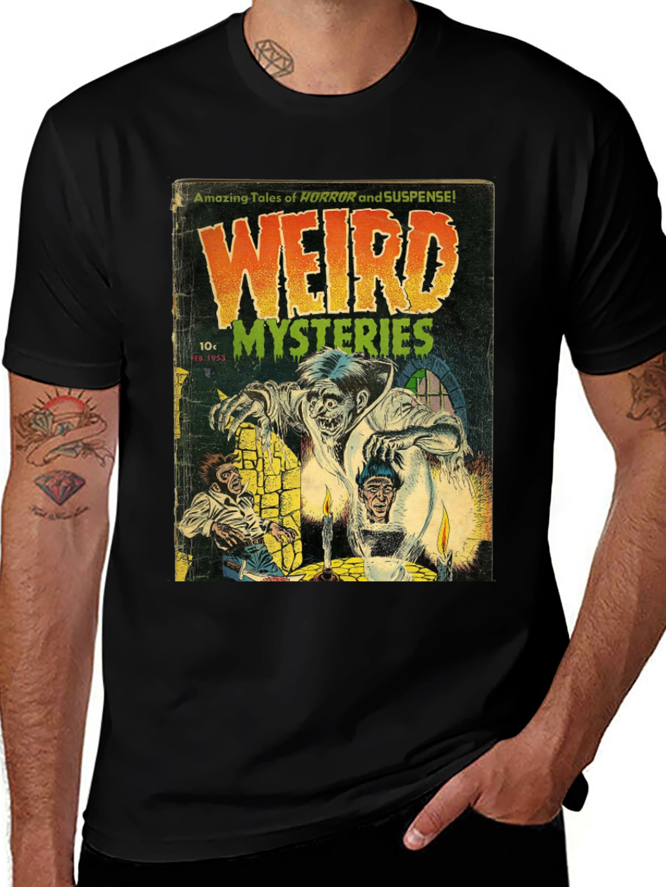 Weird Mysteries Comic Book T-Shirt