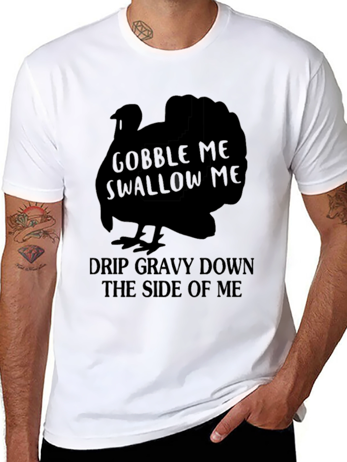 Gobble Me T-Shirt Funny Thanksgiving Tee