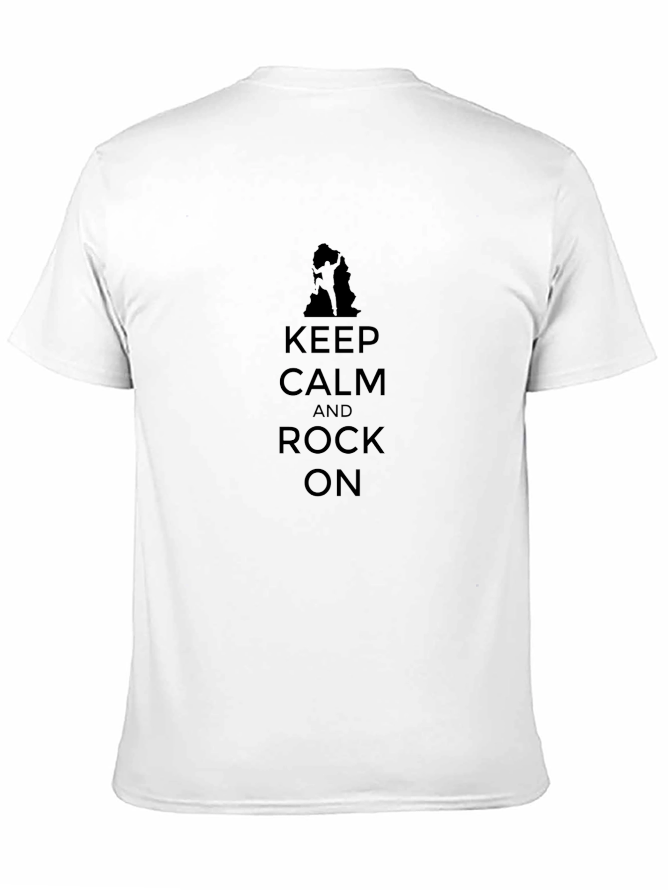 Keep Calm and Rock On T-Shirt - Black