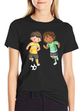 Cartoon Soccer Kids T-Shirt