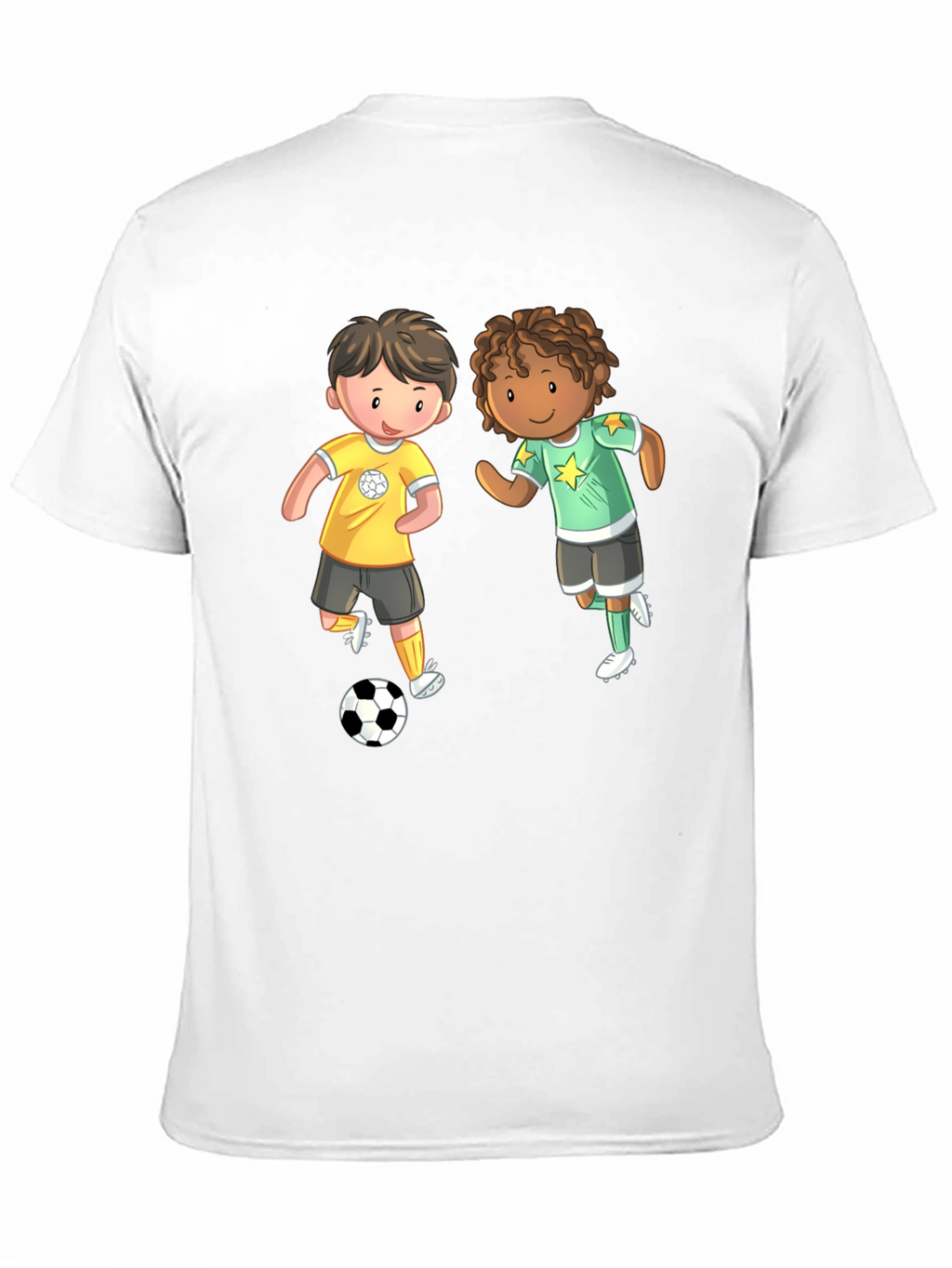 Cartoon Soccer Kids T-Shirt