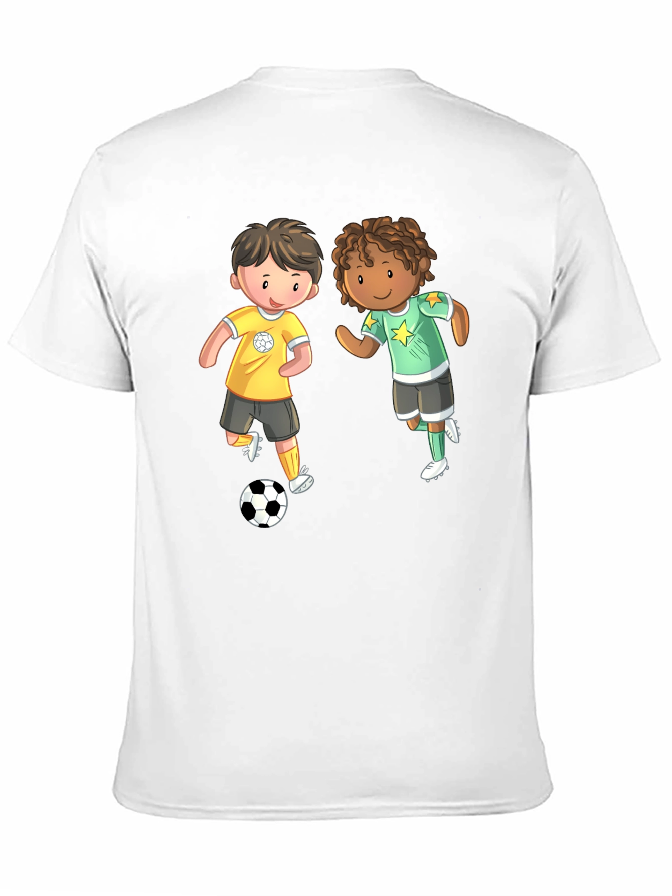 Cartoon Soccer Kids T-Shirt