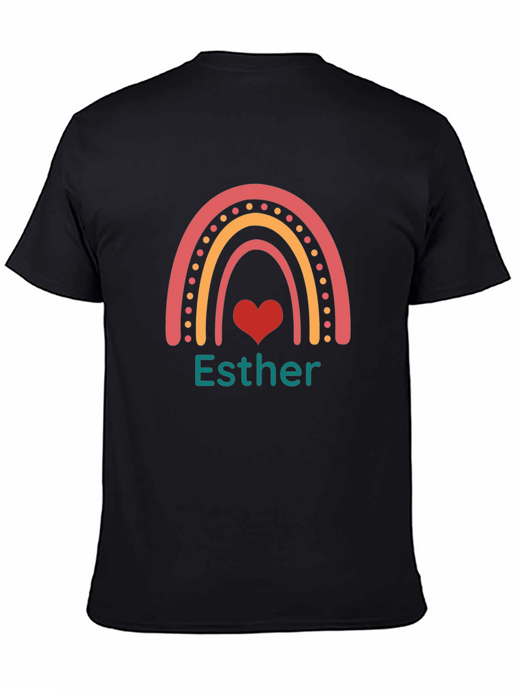 Esther Rainbow Heart T-Shirt