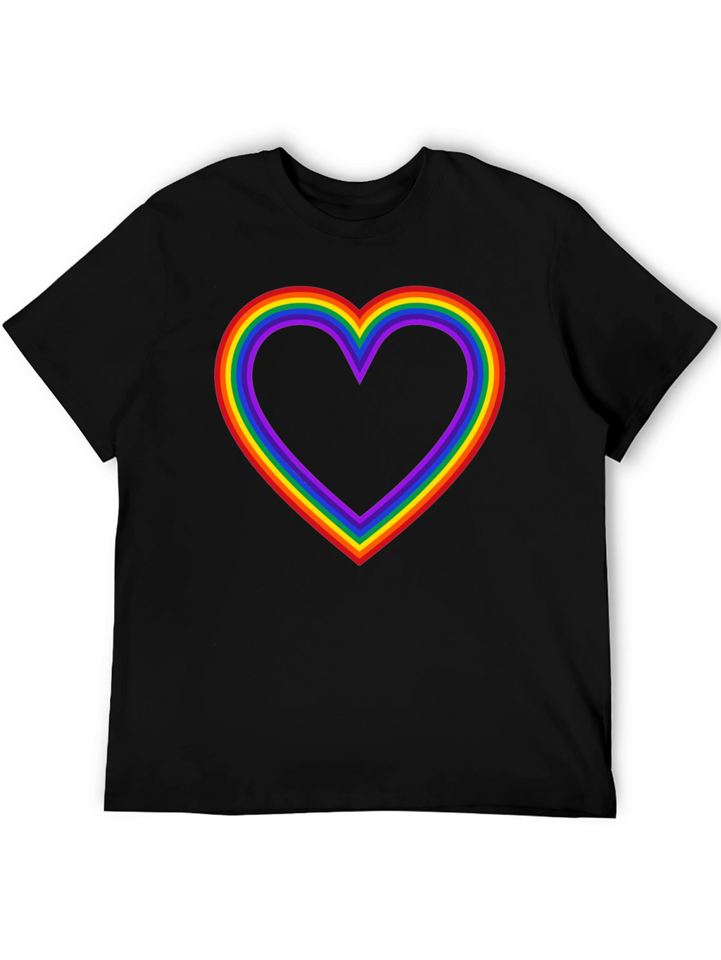 Rainbow Heart Pride T-Shirt