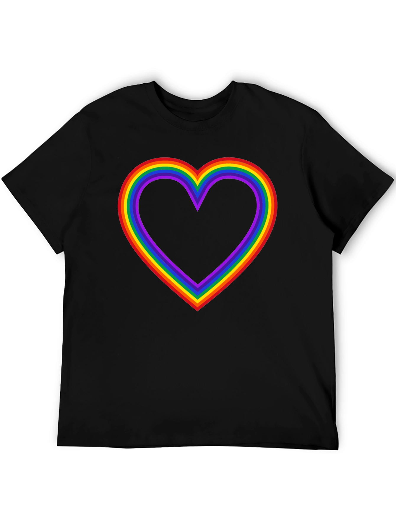 Rainbow Heart Pride T-Shirt