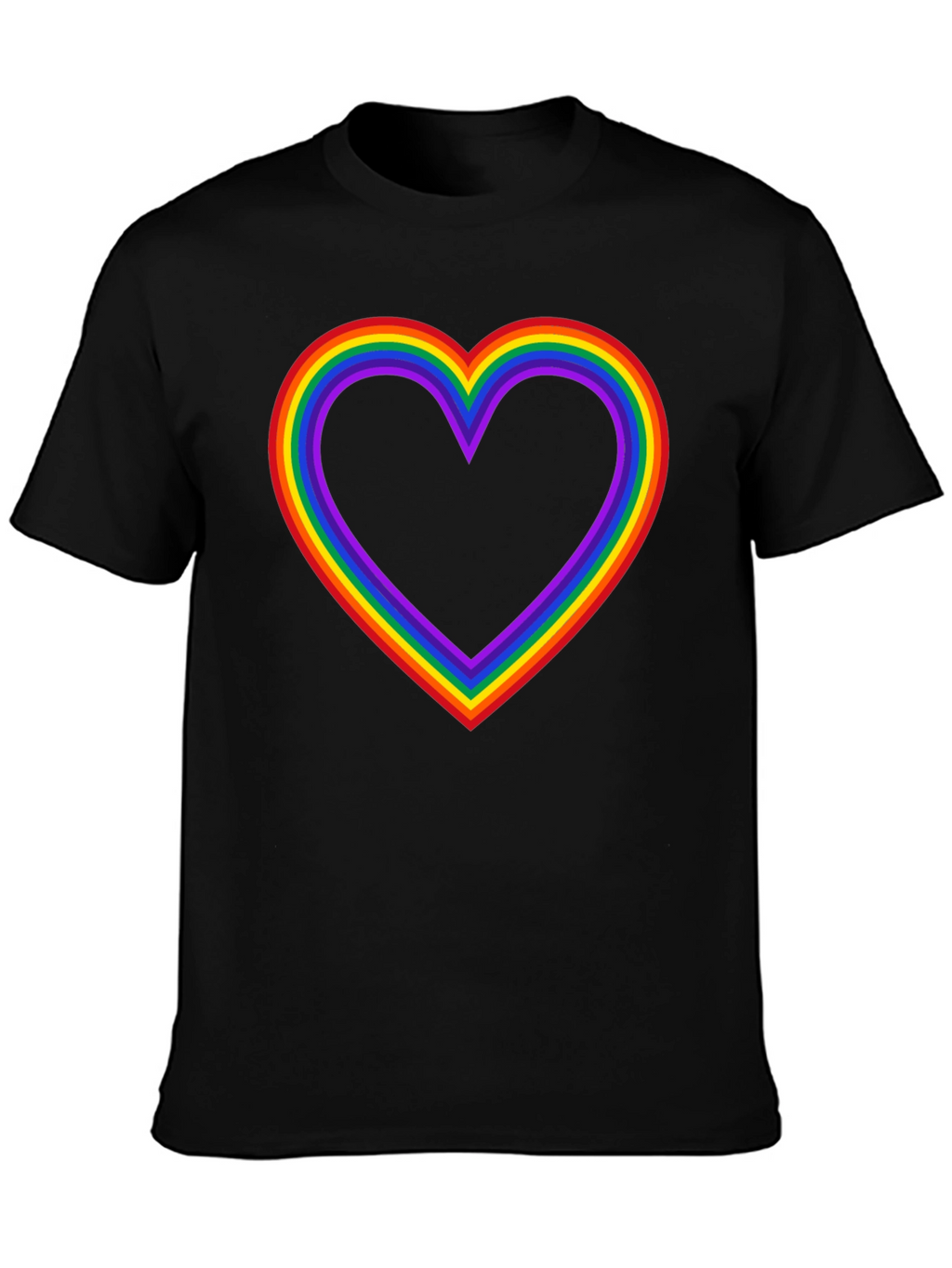 Rainbow Heart Pride T-Shirt