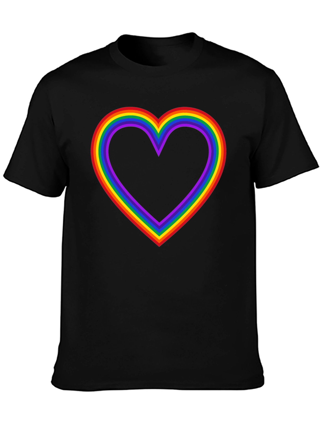 Rainbow Heart Pride T-Shirt