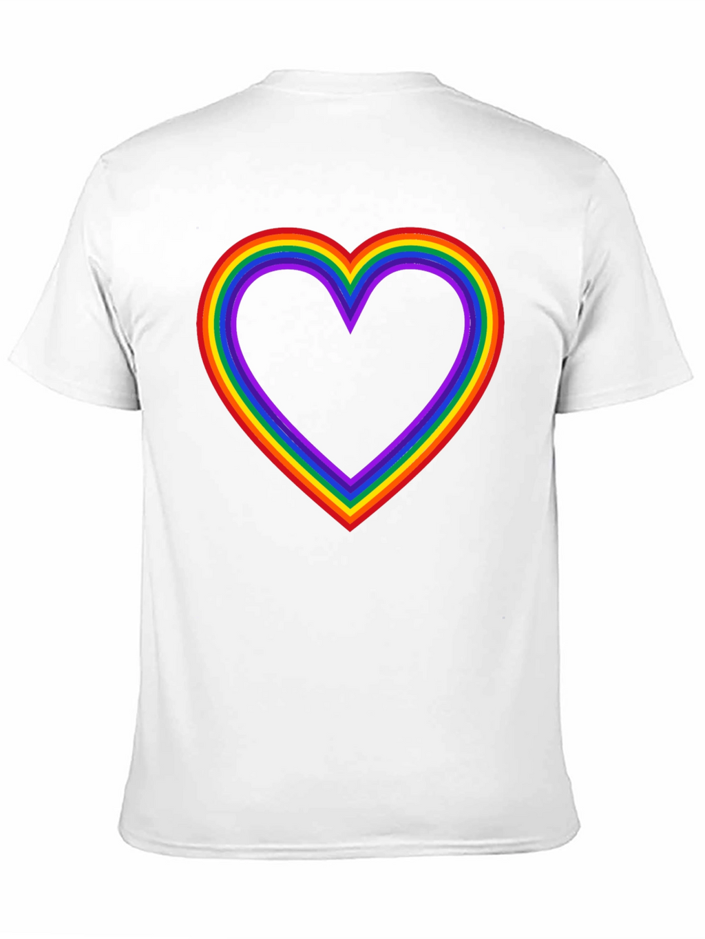 Rainbow Heart Pride T-Shirt