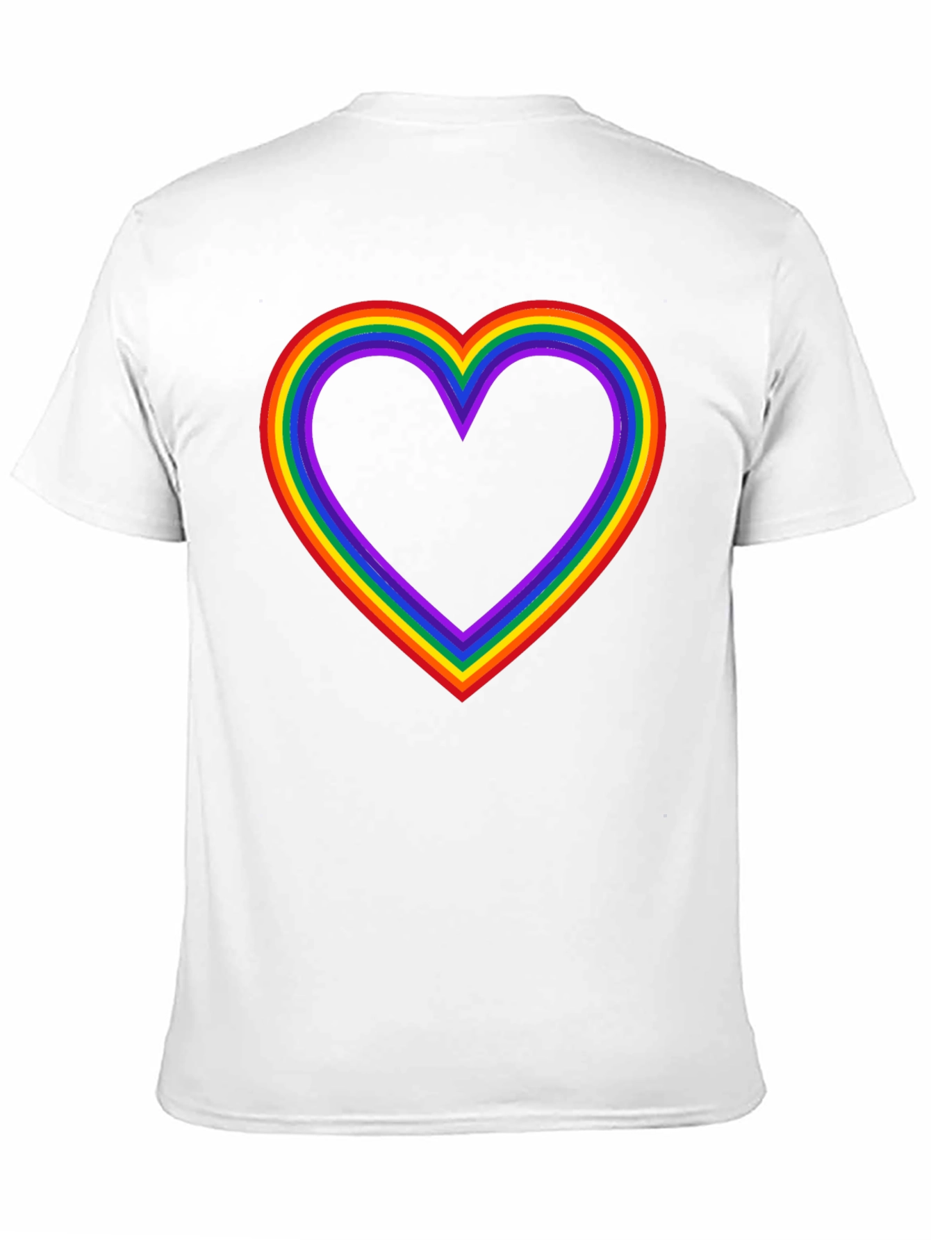 Rainbow Heart Pride T-Shirt