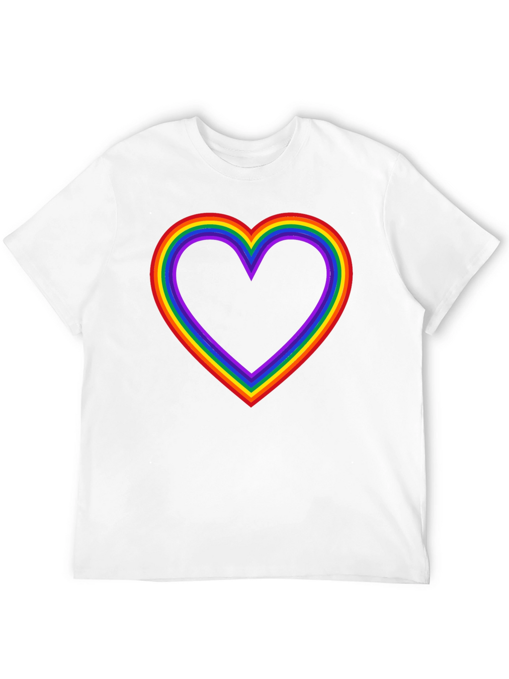 Rainbow Heart Pride T-Shirt