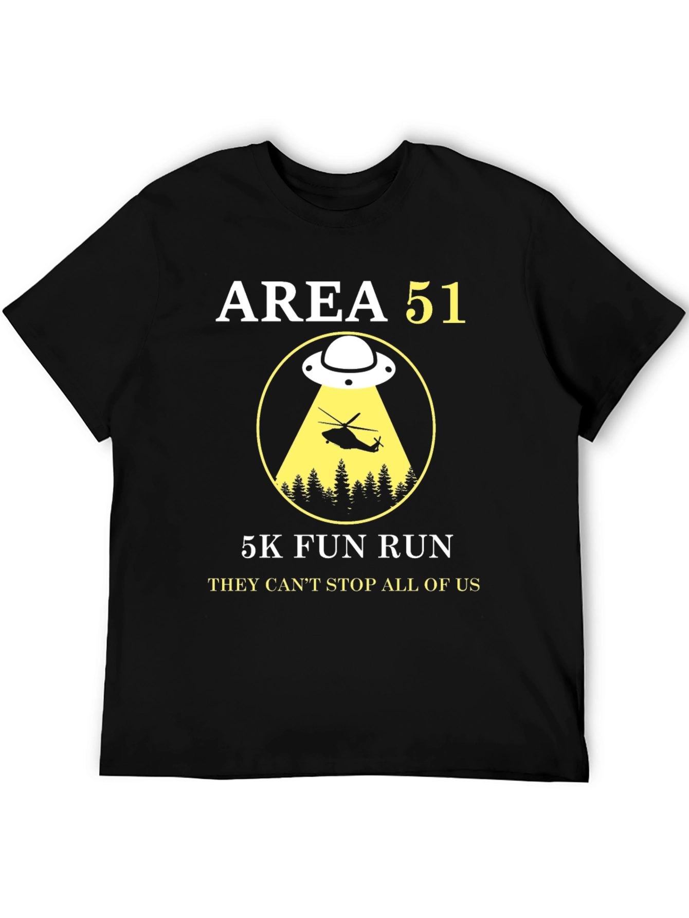 Area 51 5K Fun Run T-Shirt - Alien Conspiracy Tee