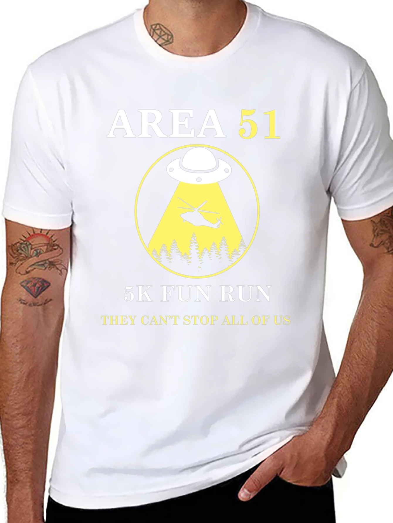 Area 51 5K Fun Run T-Shirt - Alien Conspiracy Tee