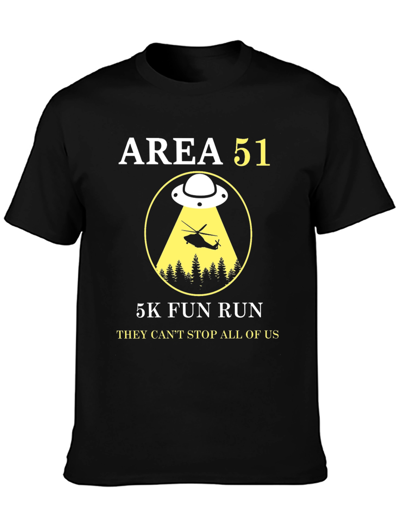 Area 51 5K Fun Run T-Shirt - Alien Conspiracy Tee