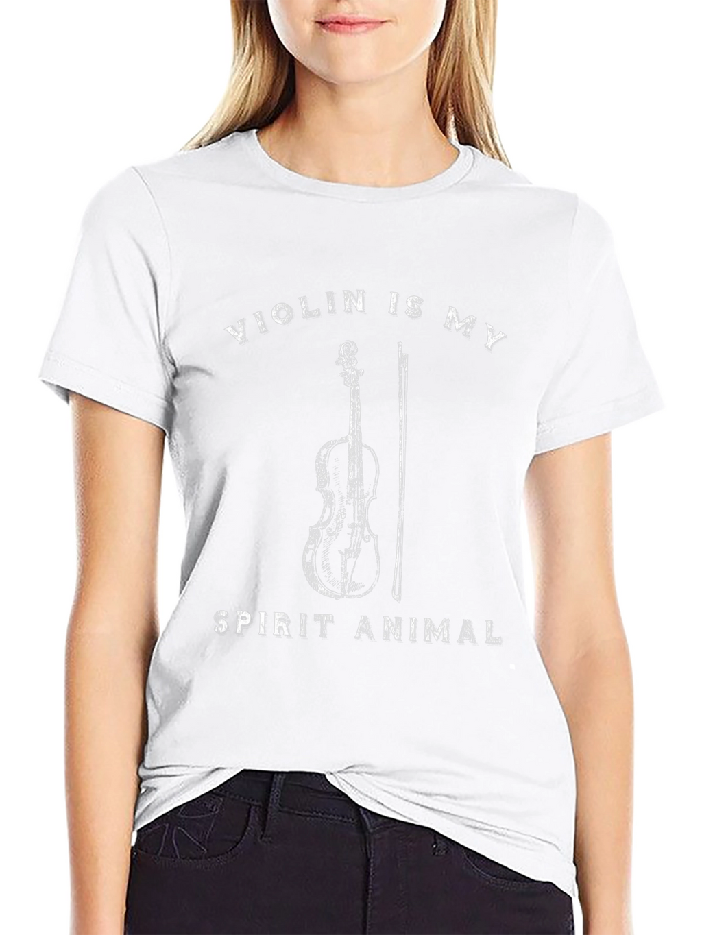 Violin Spirit Animal Graphic T-Shirt