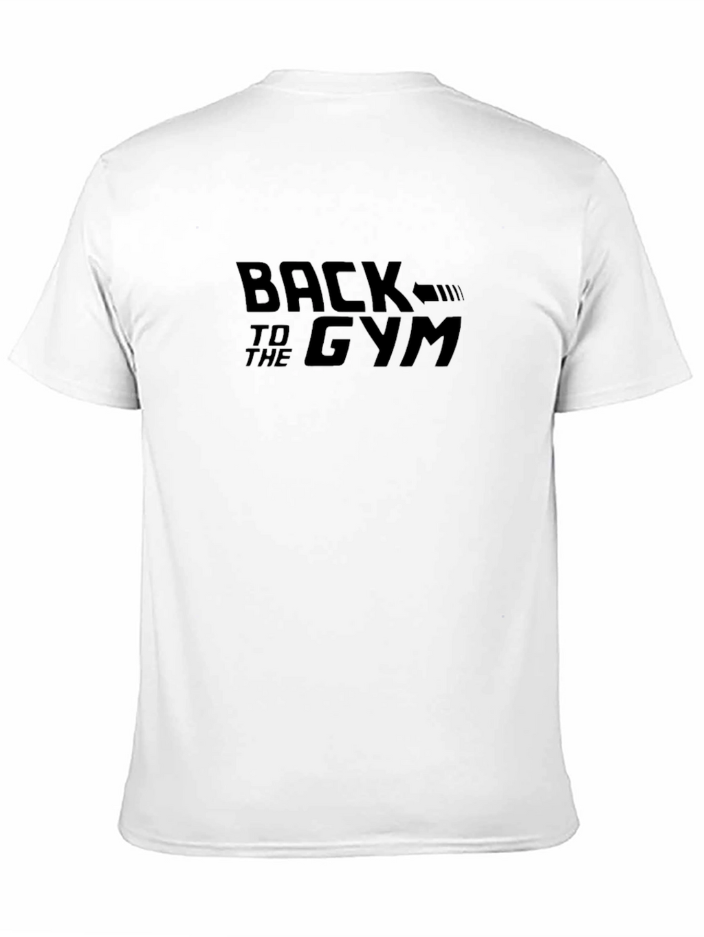 Back to the Gym Black Graphic Tee