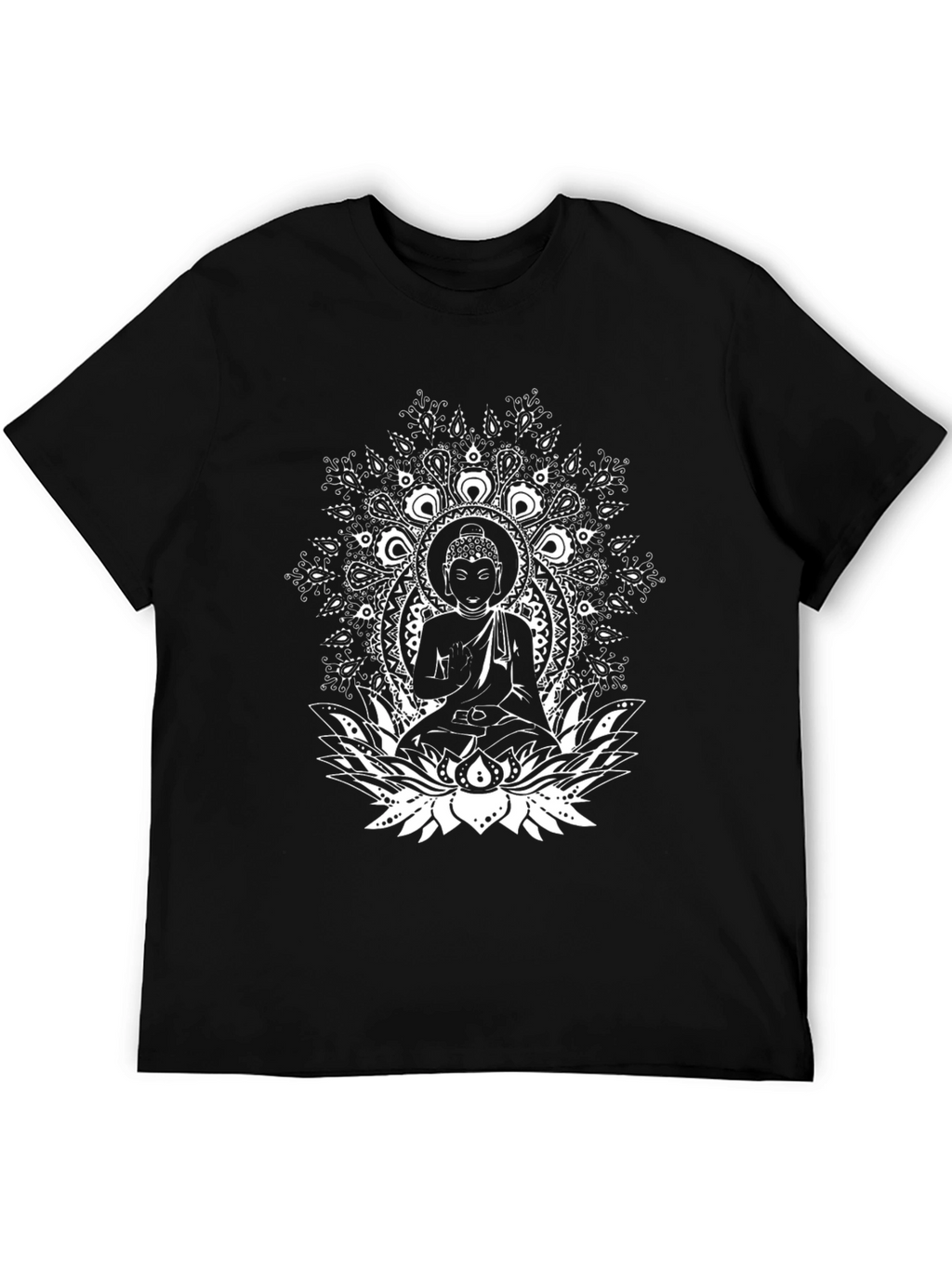 Buddha Mandala Graphic T-Shirt