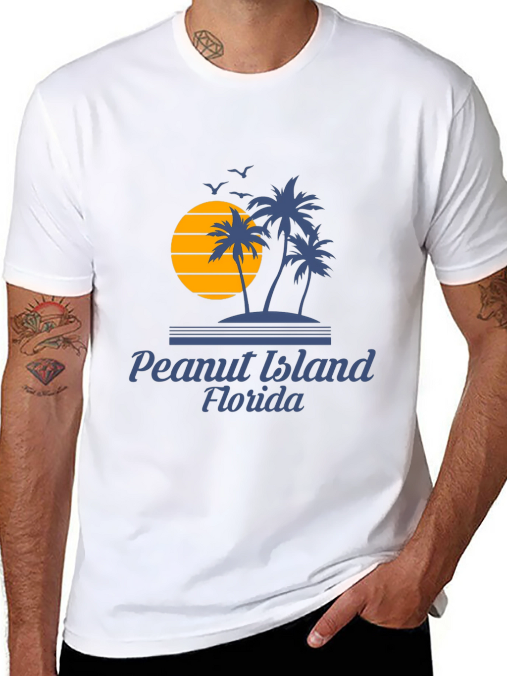 Peanut Island Florida Graphic T-Shirt