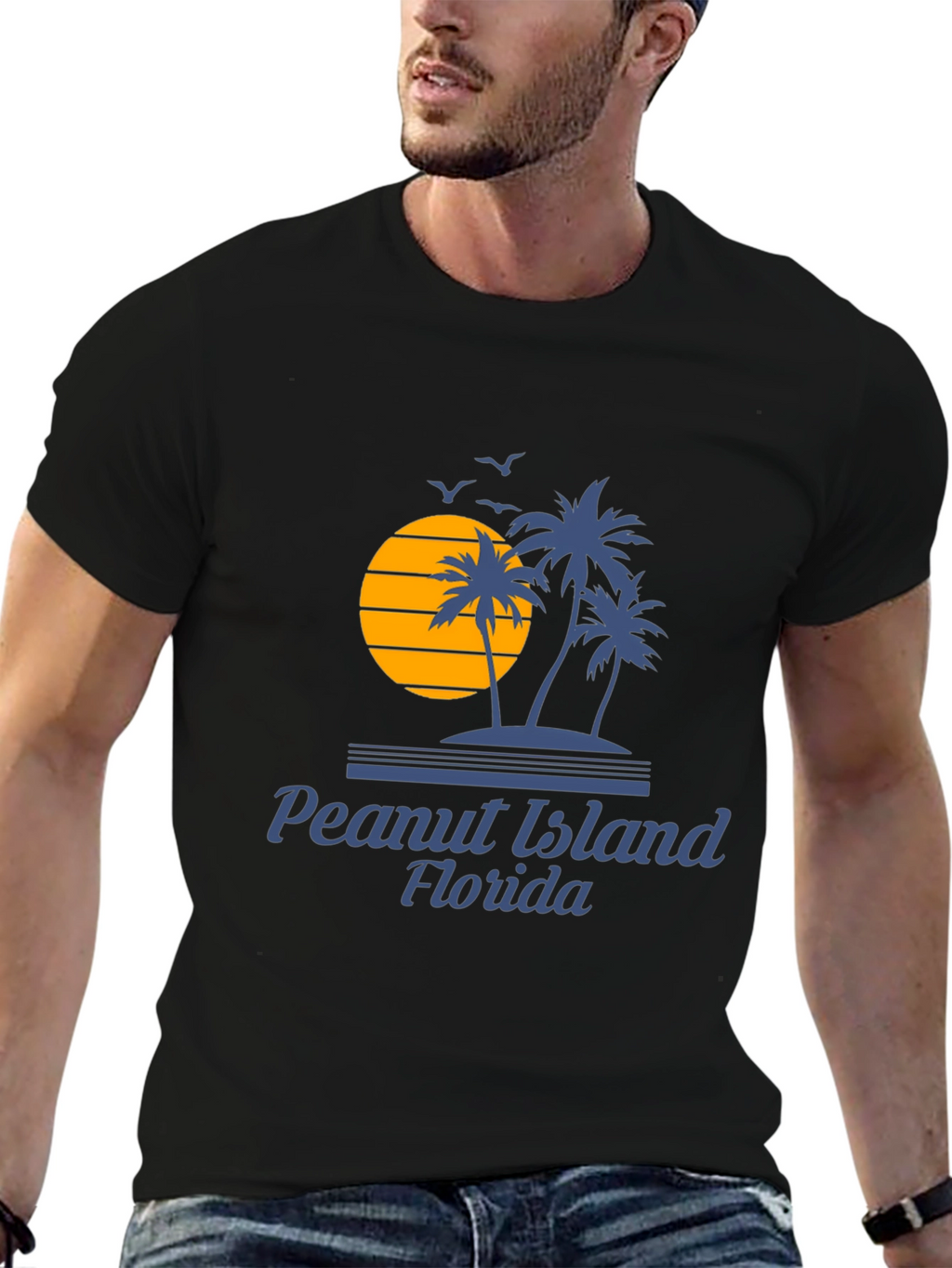 Peanut Island Florida Graphic T-Shirt