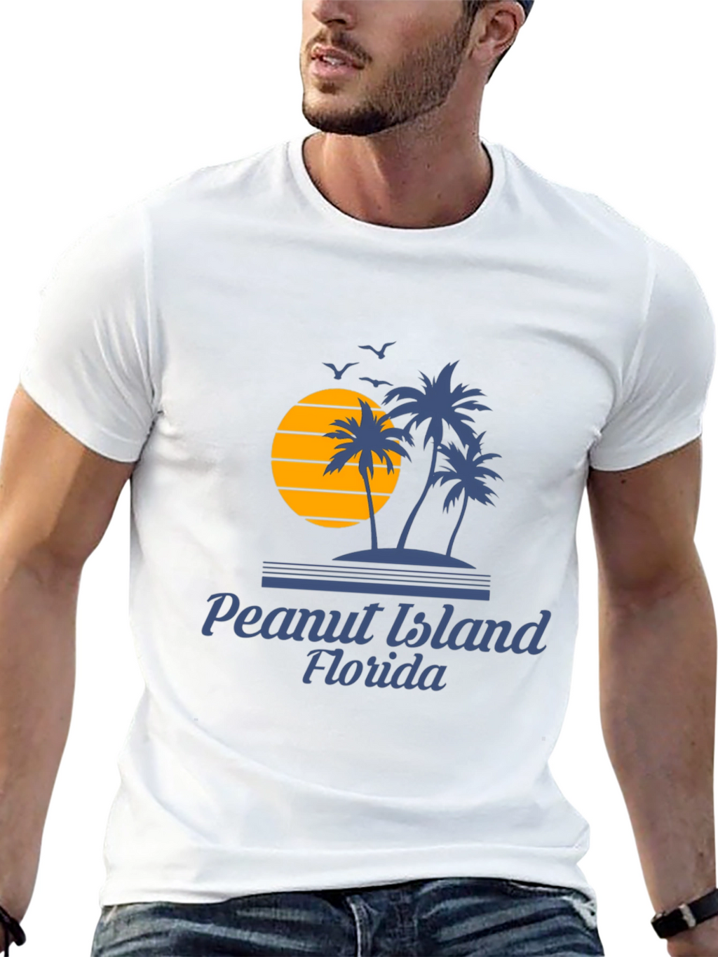 Peanut Island Florida Graphic T-Shirt