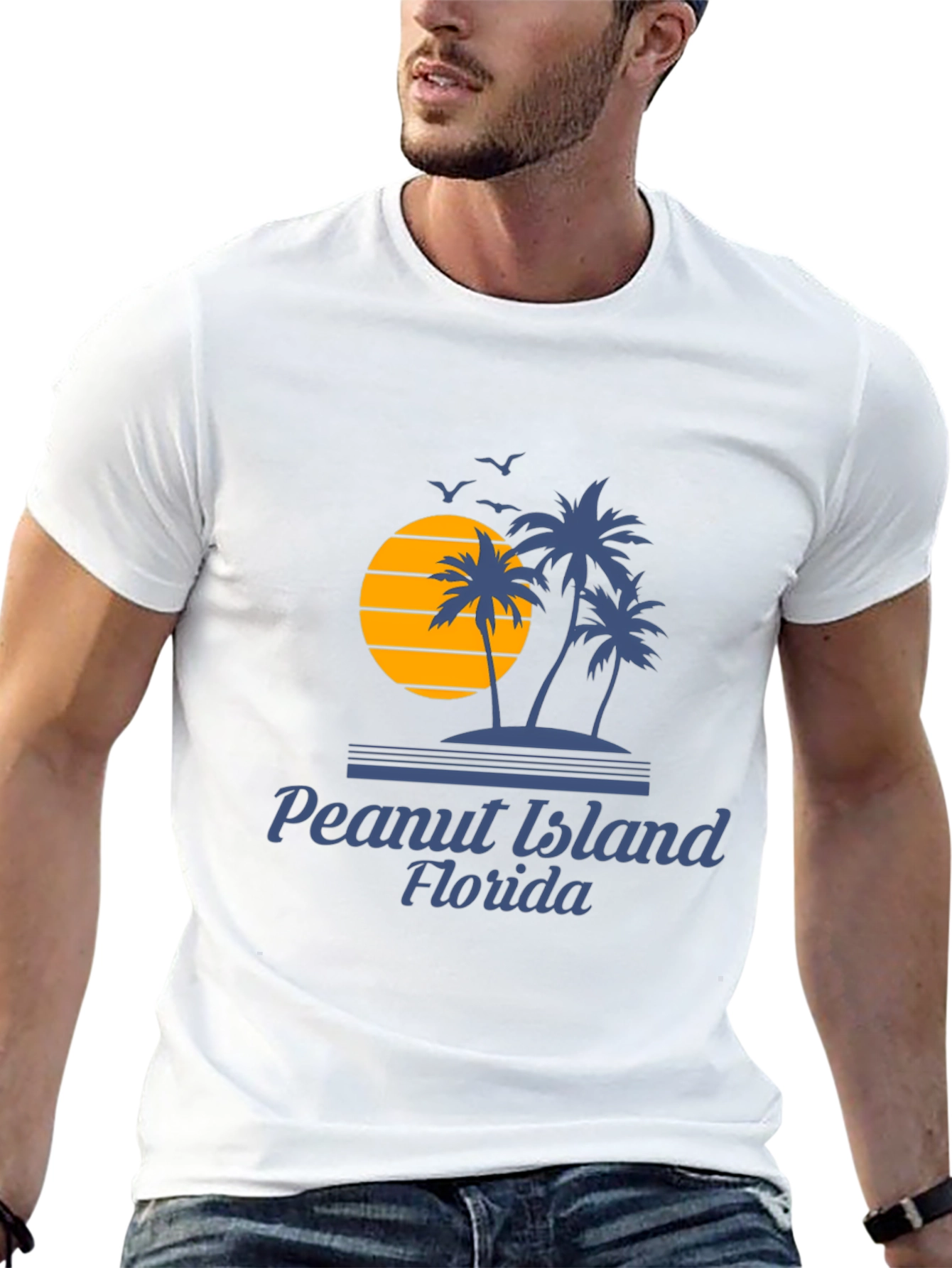 Peanut Island Florida Graphic T-Shirt