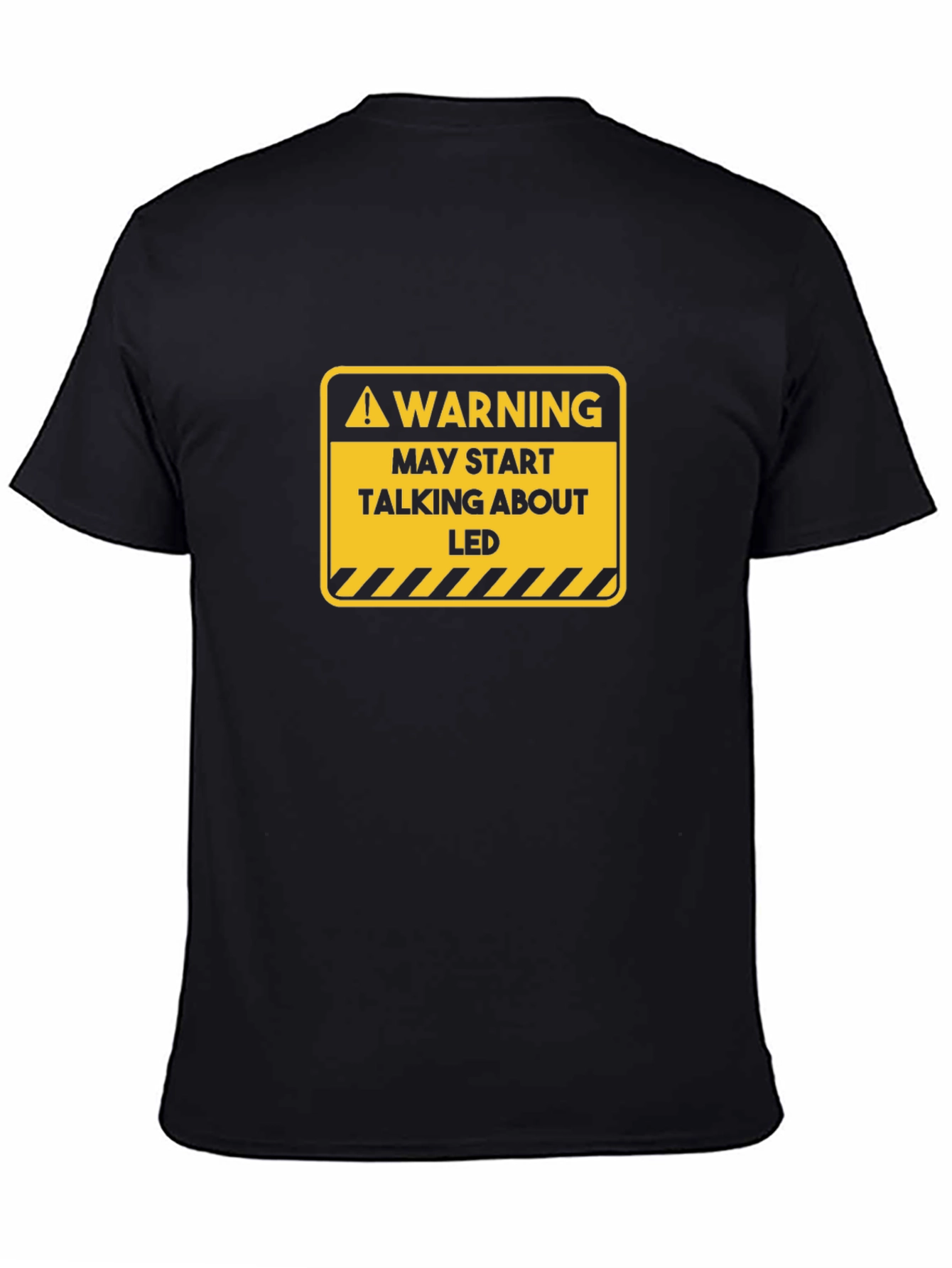 Warning May Start Talking About LED T-Shirt