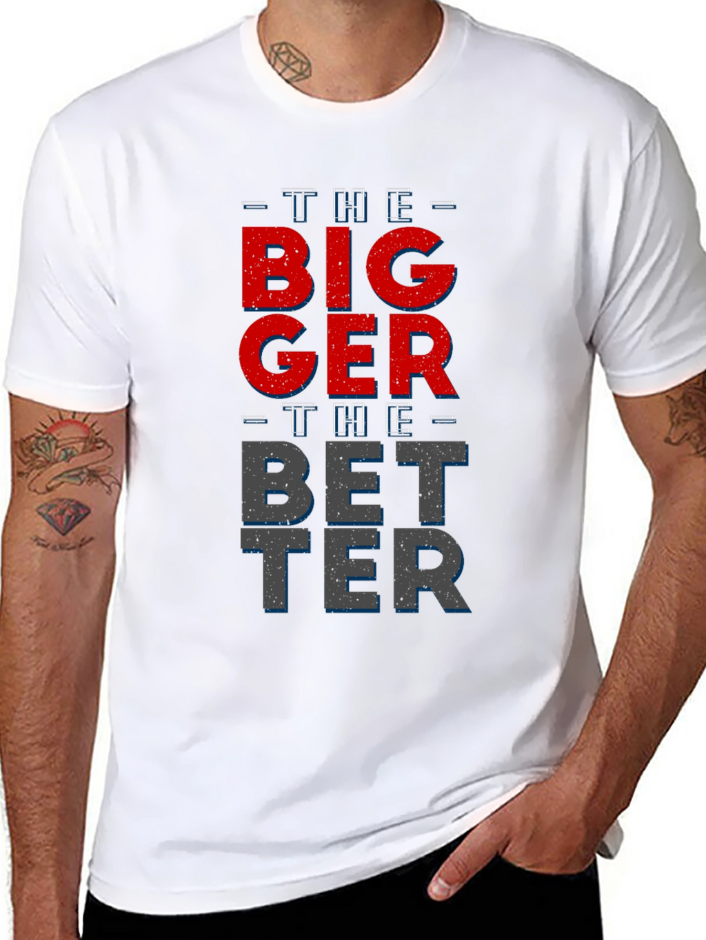 Bigger Better Graphic T-Shirt - Mens Black Tee