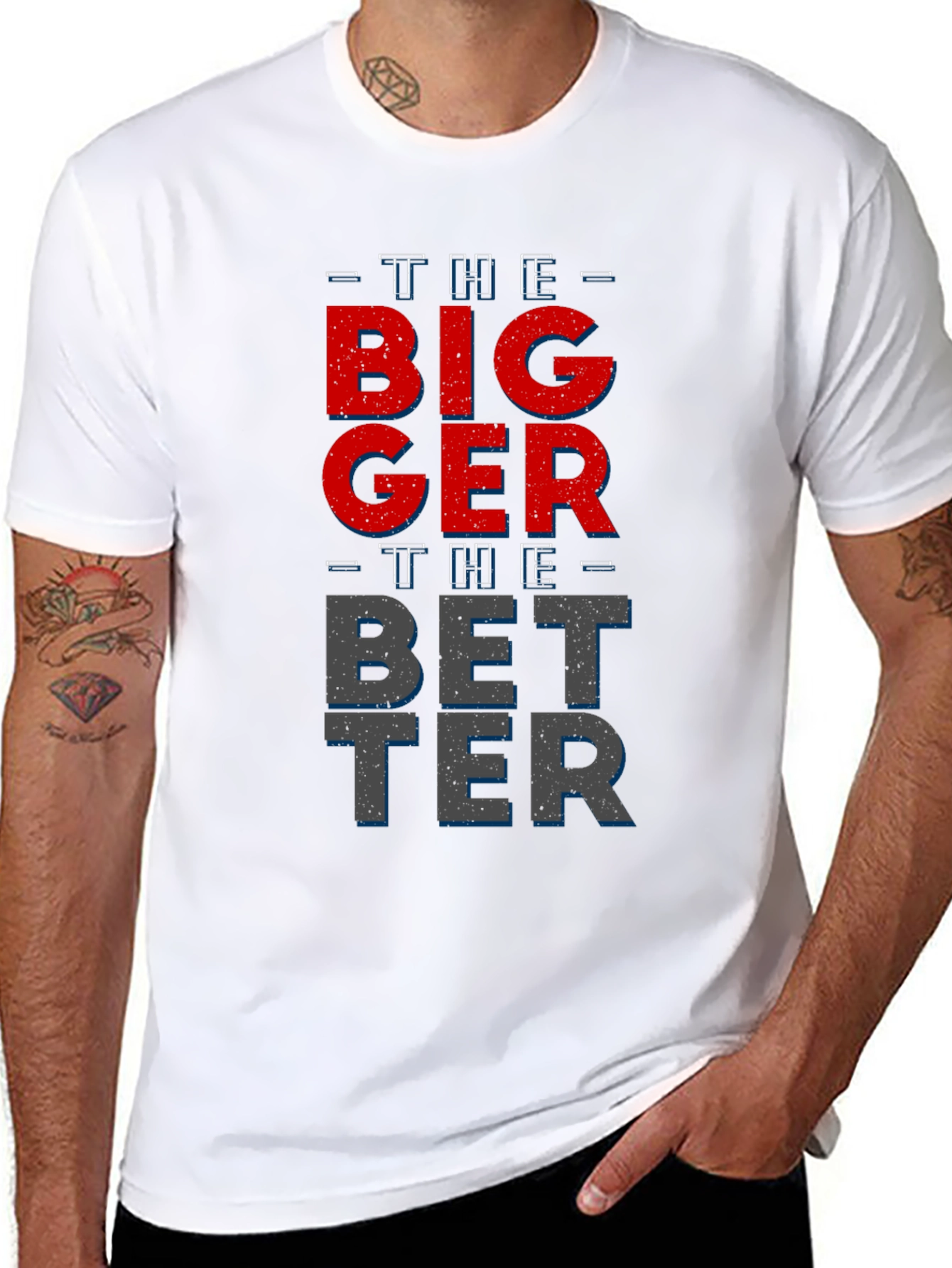 Bigger Better Graphic T-Shirt - Mens Black Tee