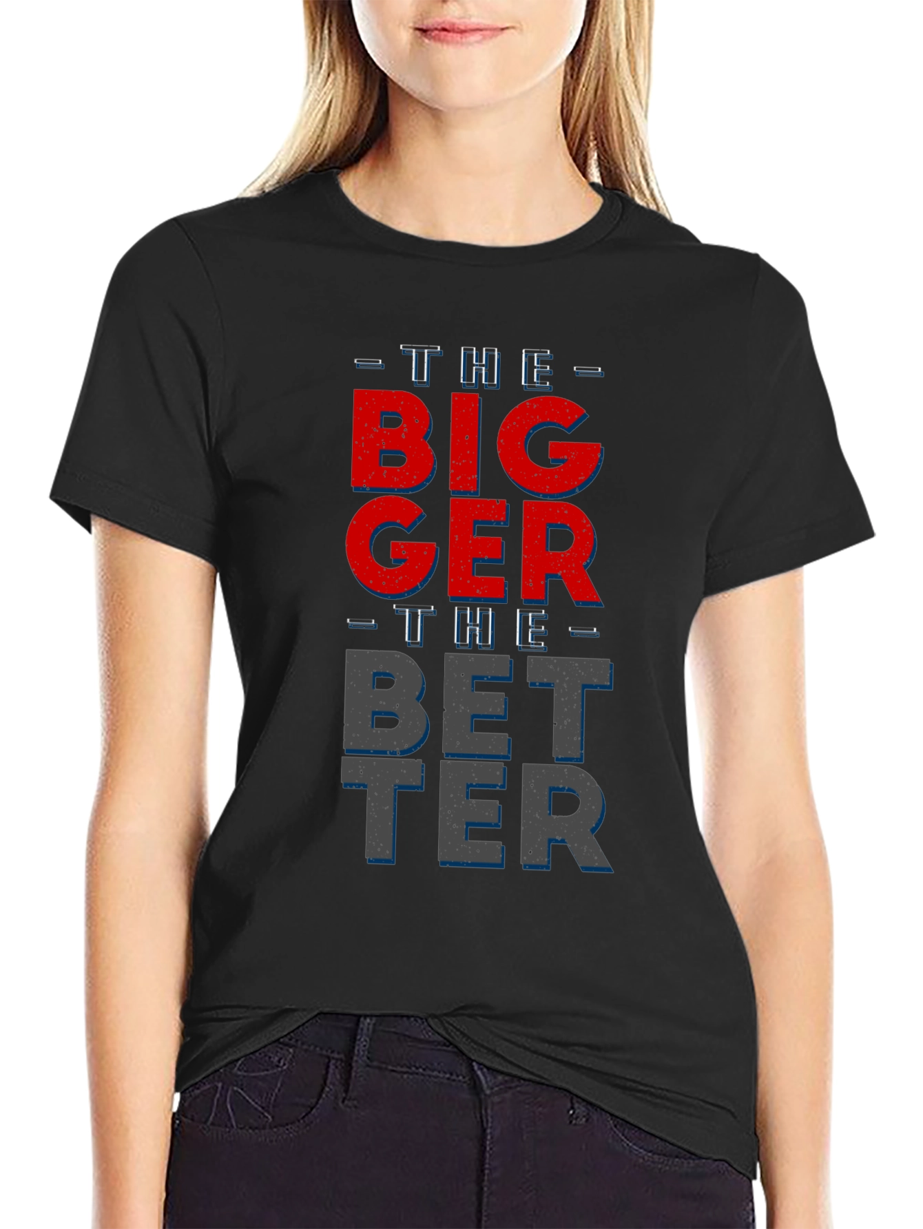 Bigger Better Graphic T-Shirt - Mens Black Tee