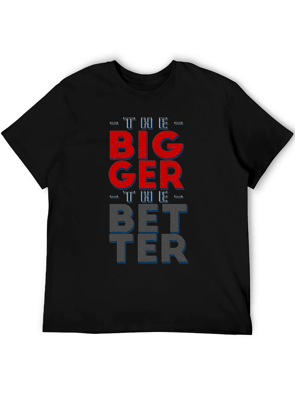Bigger Better Graphic T-Shirt - Mens Black Tee