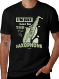 Saxophone T-Shirt - Music Lover Tee