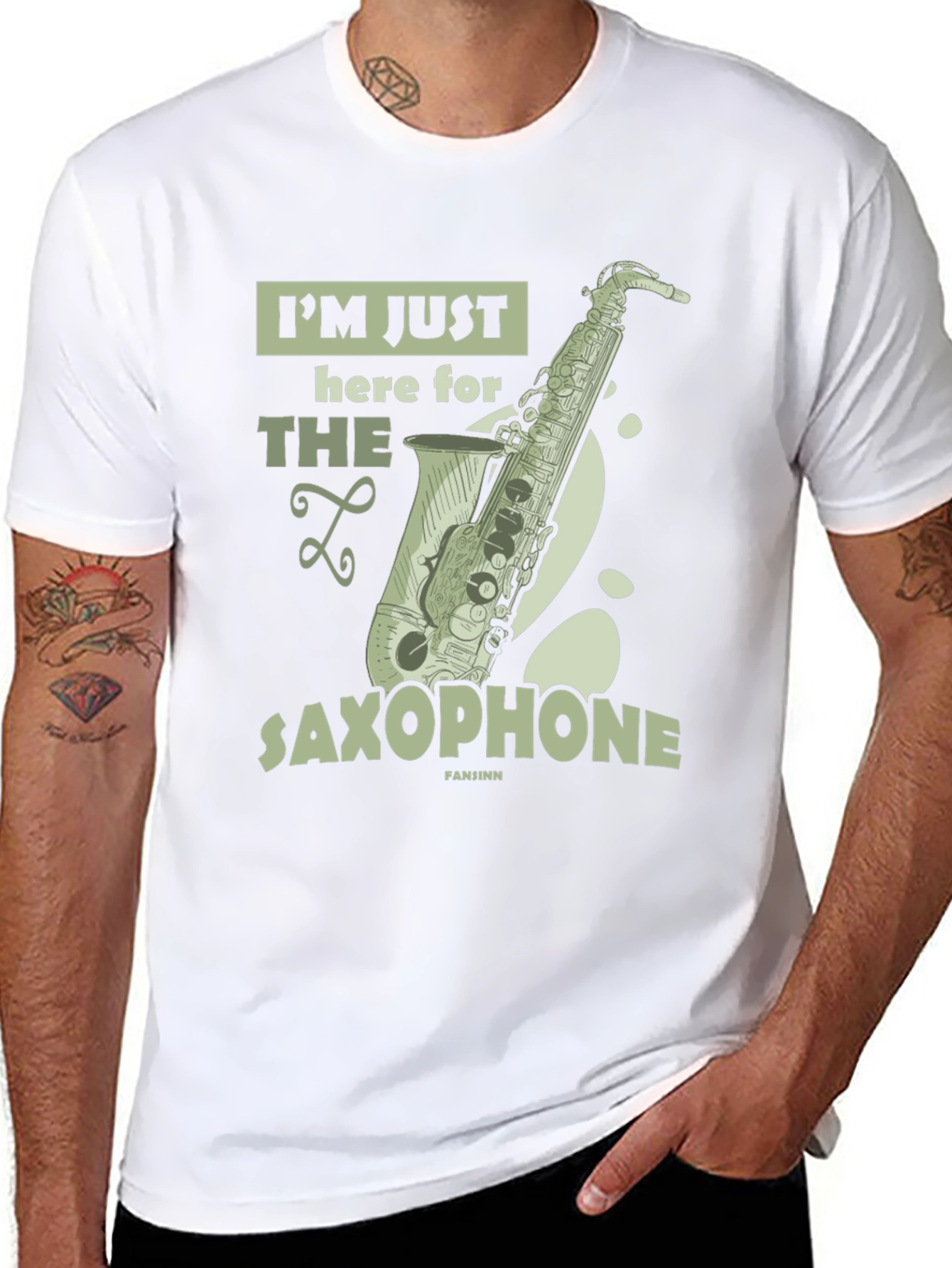 Saxophone T-Shirt - Music Lover Tee