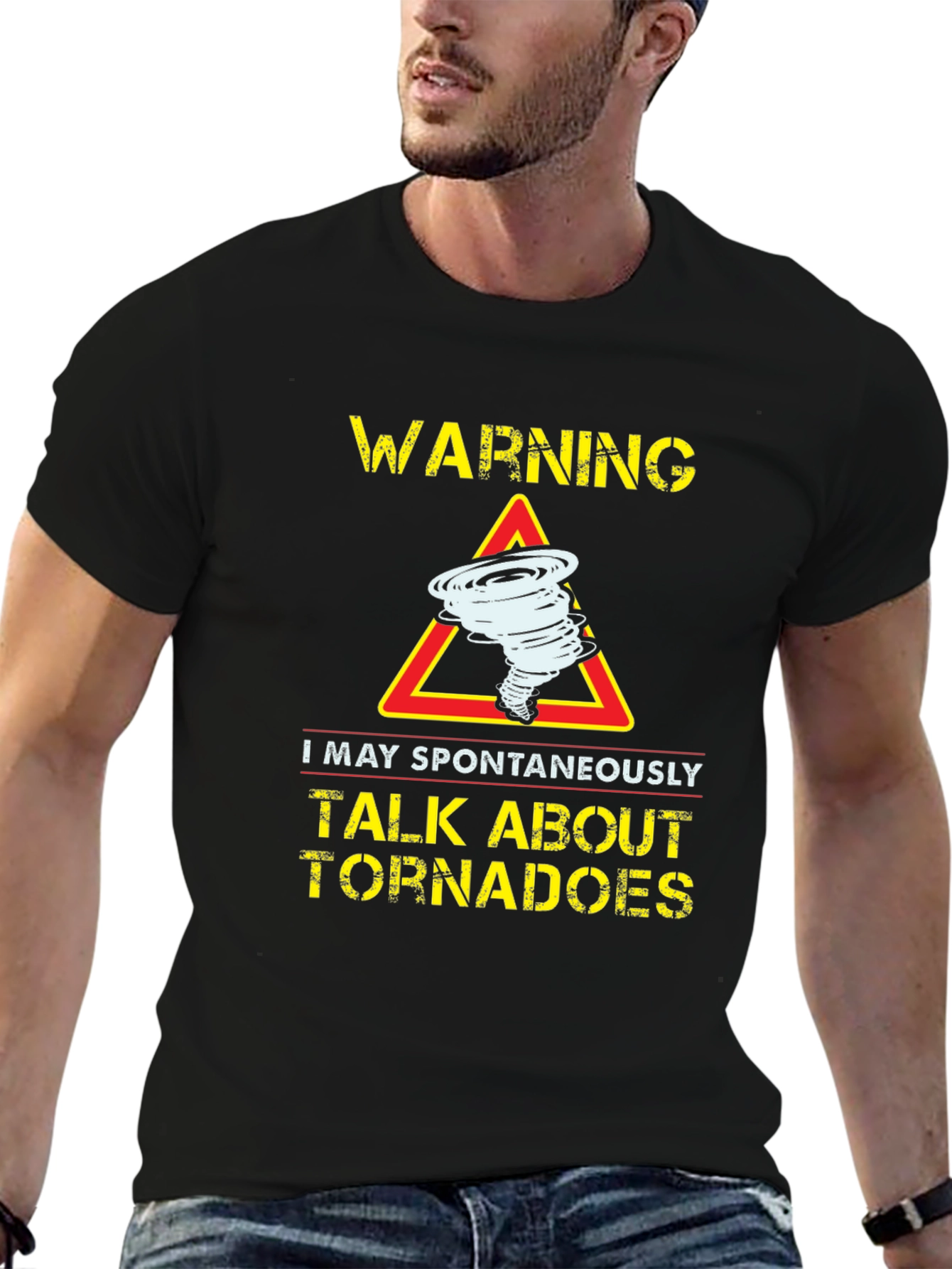Warning Tornadoes Graphic T-Shirt