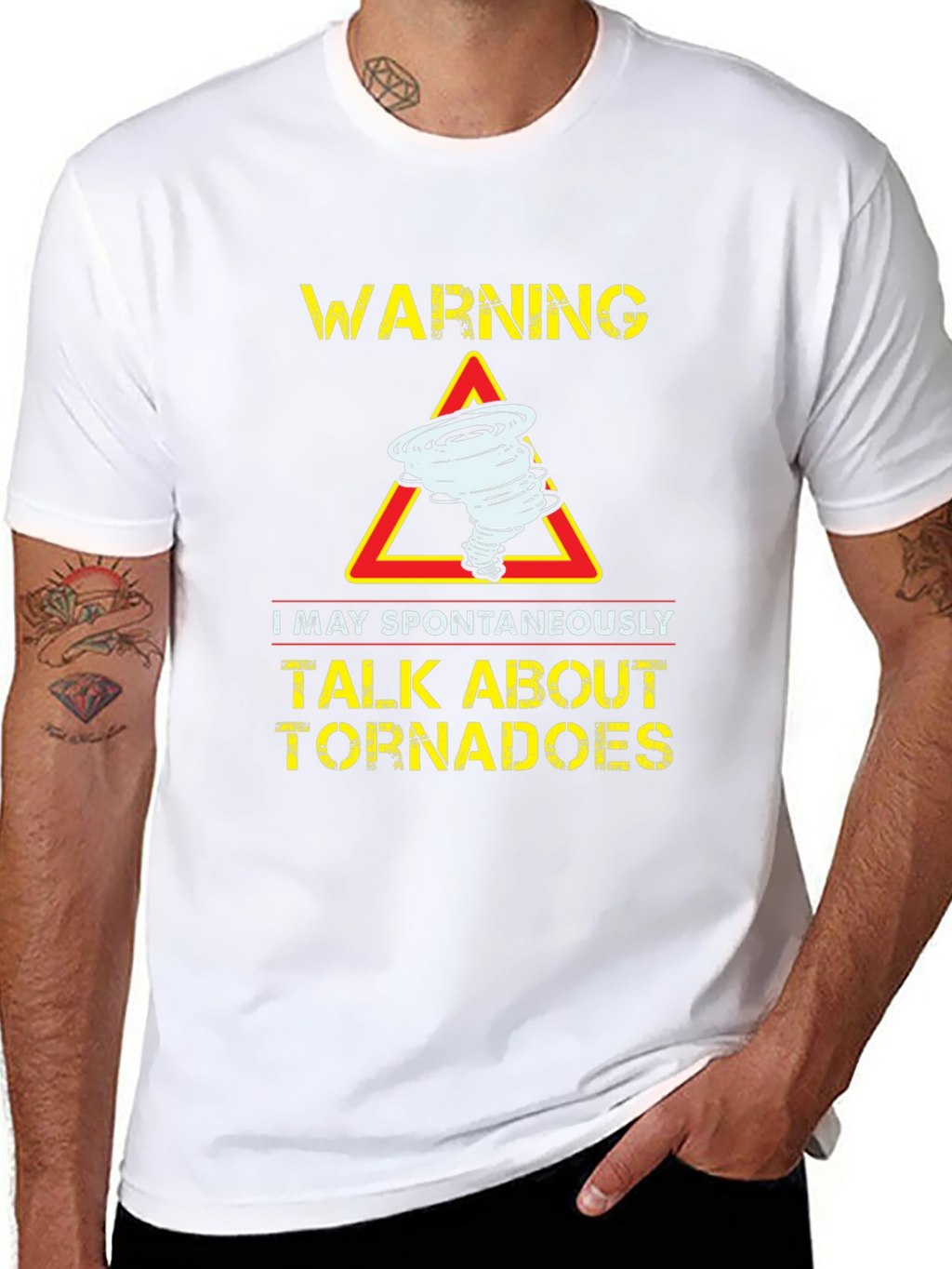 Warning Tornadoes Graphic T-Shirt