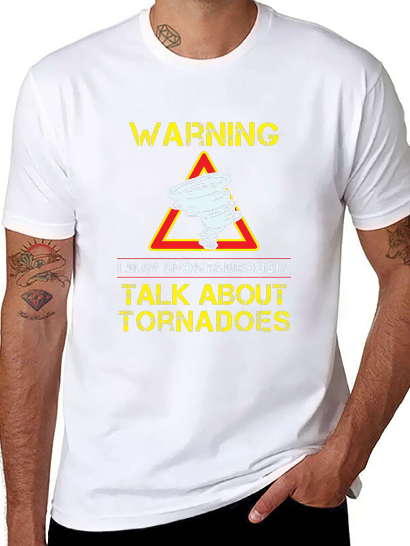 Warning Tornadoes Graphic T-Shirt