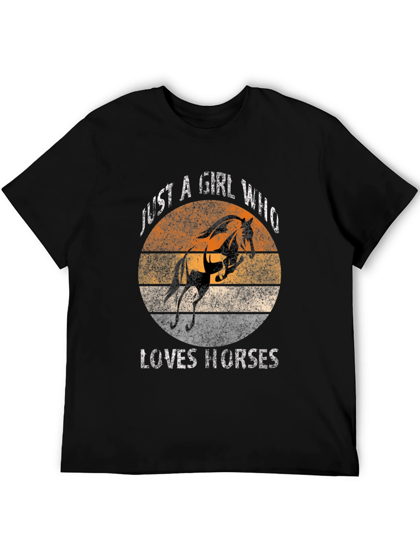 Just A Girl Who Loves Horses Graphic Tee