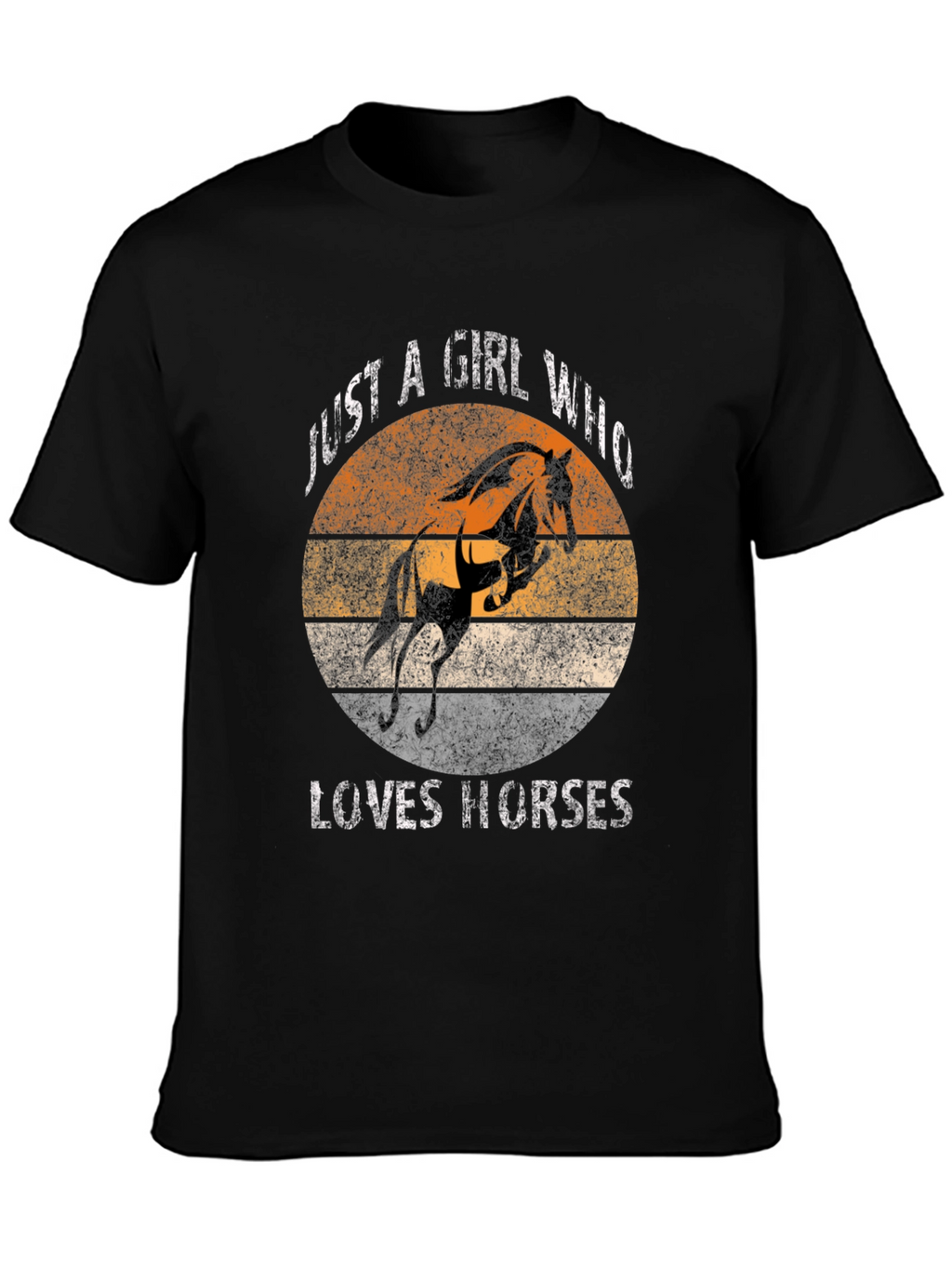 Just A Girl Who Loves Horses Graphic Tee
