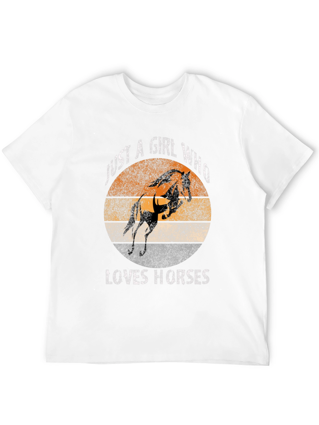 Just A Girl Who Loves Horses Graphic Tee
