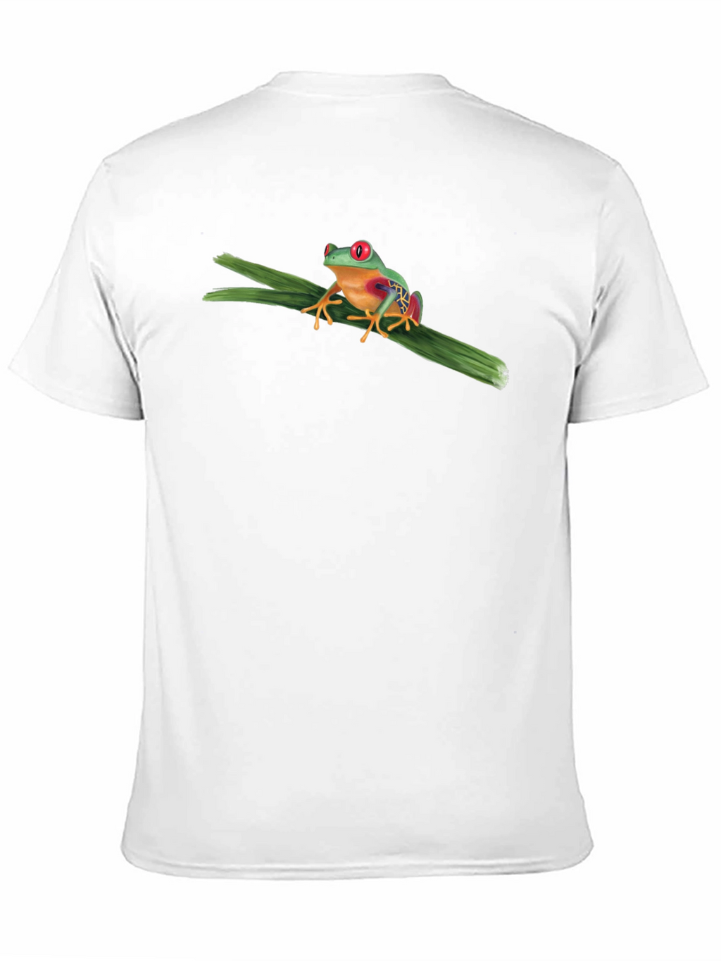 Red-Eyed Tree Frog Graphic T-Shirt - Black